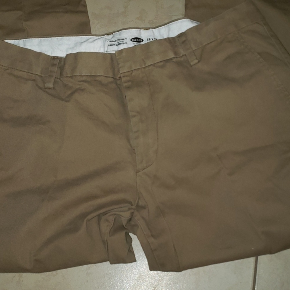 Old Navy men's khaki pants sz 38x32